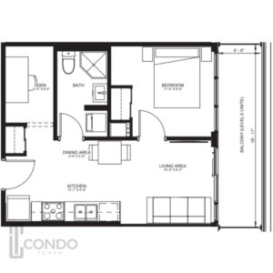 1107 Main Condos Hamilton condo floor plans