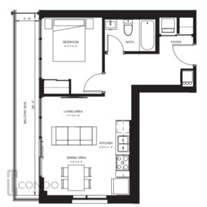 1107 Main Condos Hamilton condo floor plans