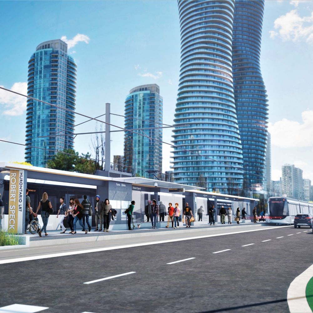 Investing in Walking, Cycling and Transit downtown Mississauga | Condo tower