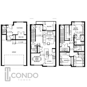 Seton Serenity Calgary, Alberta Condominium Development floor plans