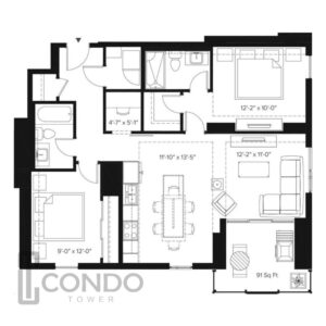 Sovereign Condos Calgary, Alberta floor plans