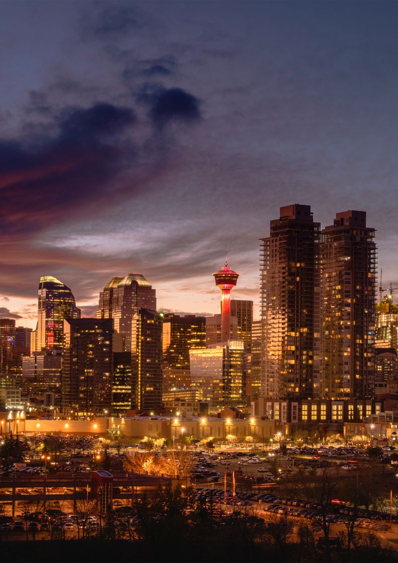 condo tower project in Calgary, Alberta
