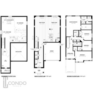 Cambridge Westwood Village Preserve Development floor plan Options