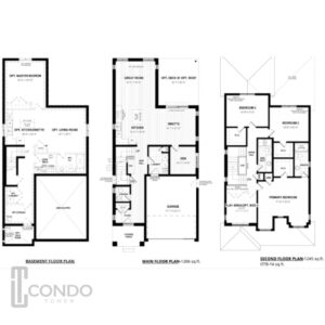 Cambridge Westwood Village Preserve detached homes floor plans