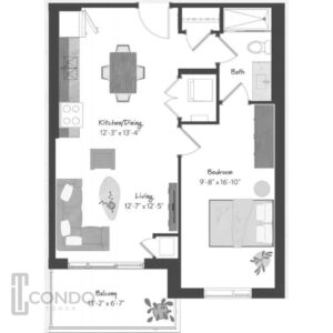 Kitchener Rainbow Lake Condos Development floor plan Options