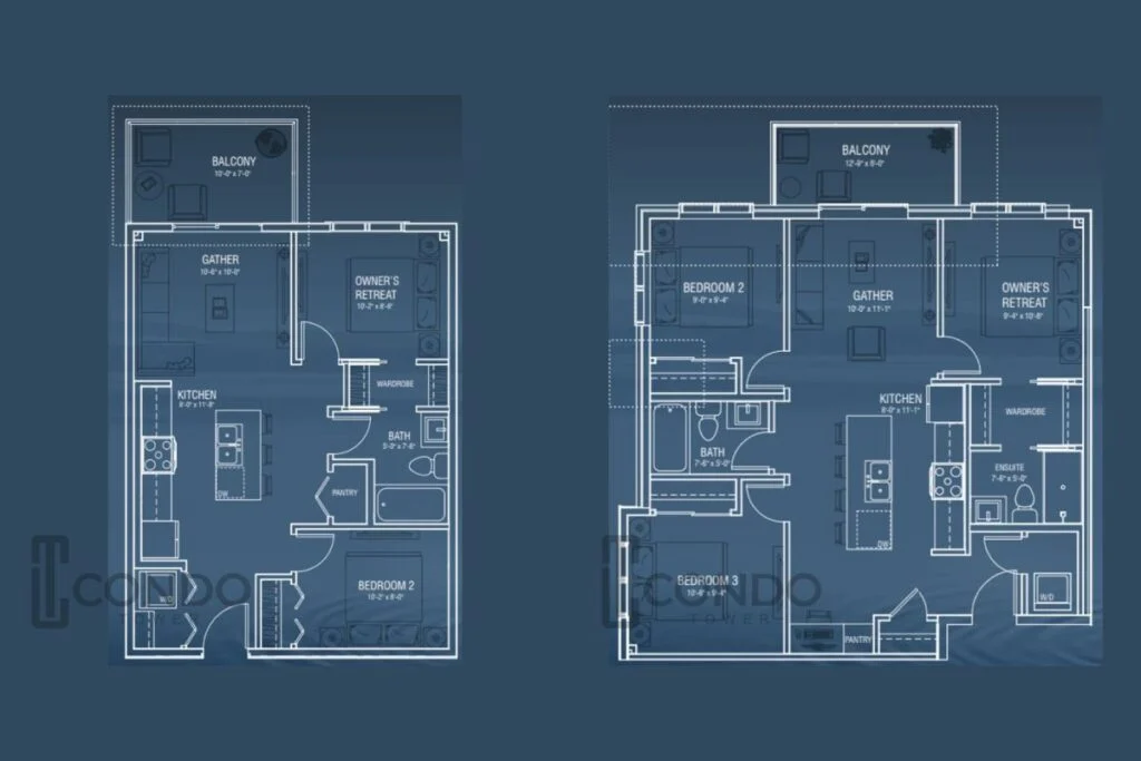 Myne condos Starting from $300k in Calgary, Alberta Floor plans