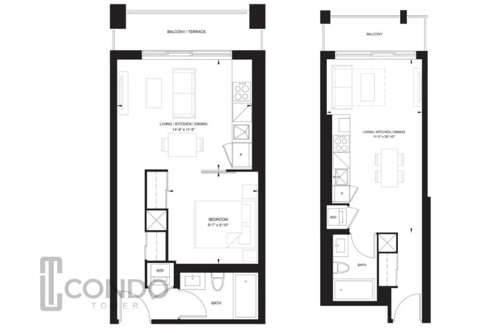 The Forest Hill Condos Starting from $500k in Toronto Floor plans