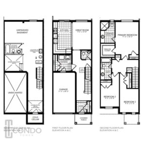 Edgewood Green Homes Dundalk ON Towns and Singles Floorplans