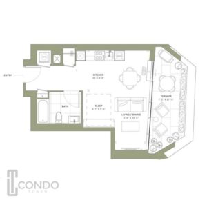 One Delisle Condos Toronto Ontario New Condominium Floorplans overview