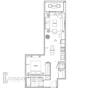 6080 Yonge Condos North York ON Floorplans options