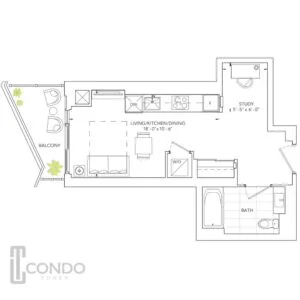 Encore at bravo condos floor plans studio 1 bathroom 1 den