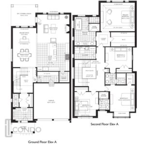 Angus Glen South Village Homes Markham ON Floorplans overview