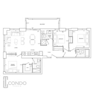 Burnet at Rise and Rose Condos Richmond Hill ON Floorplans 3 bedroom 3 bathroom