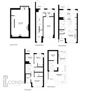 North on Bayview Townhomes Richmond Hill ON Floorplans