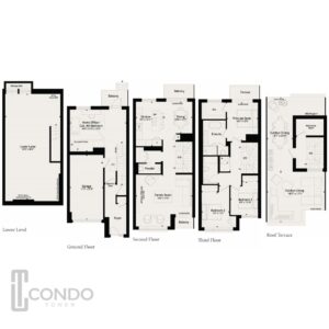 North on Bayview Townhomes Richmond Hill ON Floorplans options