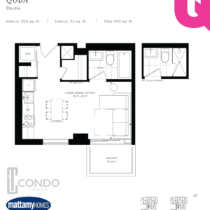 Mattamy Homes Etobicoke ON floor plans overview