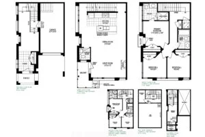 Oakbrook Towns Floor Plans Crystal Homes (3)
