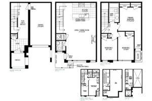 Oakbrook Towns Floor Plans Crystal Homes