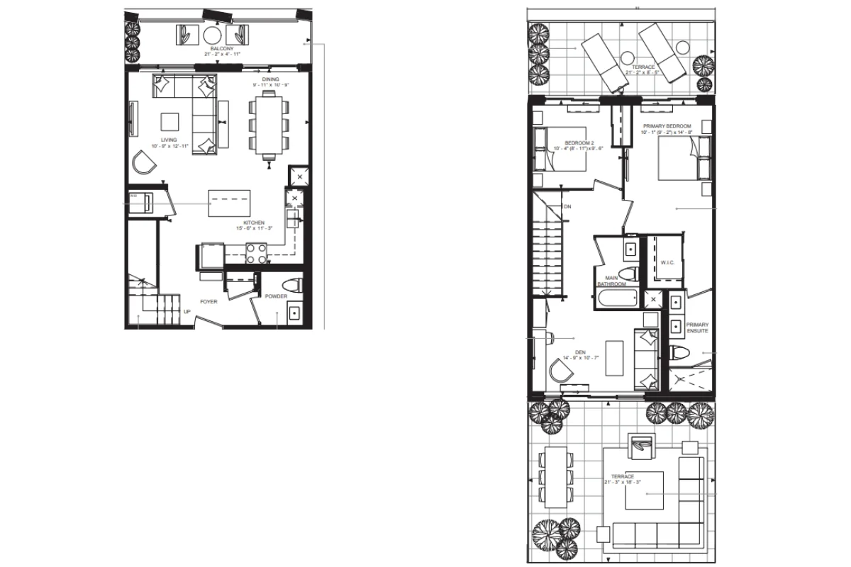 Sky Towns Kitchener floor plan three