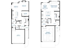 Chinook Gate Front Garage Conventional Home Floor Plans[1]
