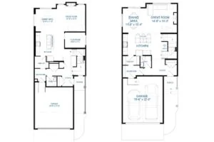 Chinook Gate Front Garage Conventional Home Floor Plans[1]
