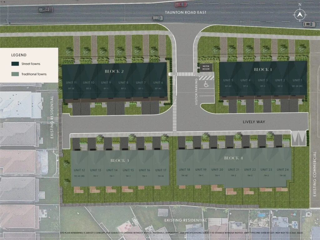 Acorn WhitbySiteplan