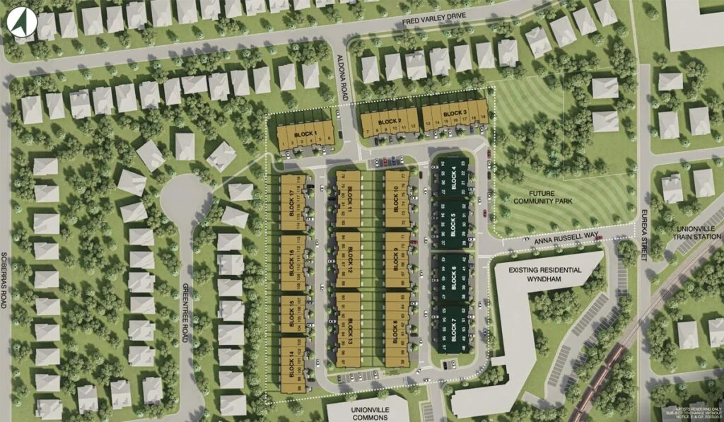 park and main site plan condotower
