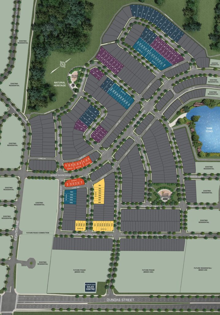 Oakpointe great gulf oakville siteplan
