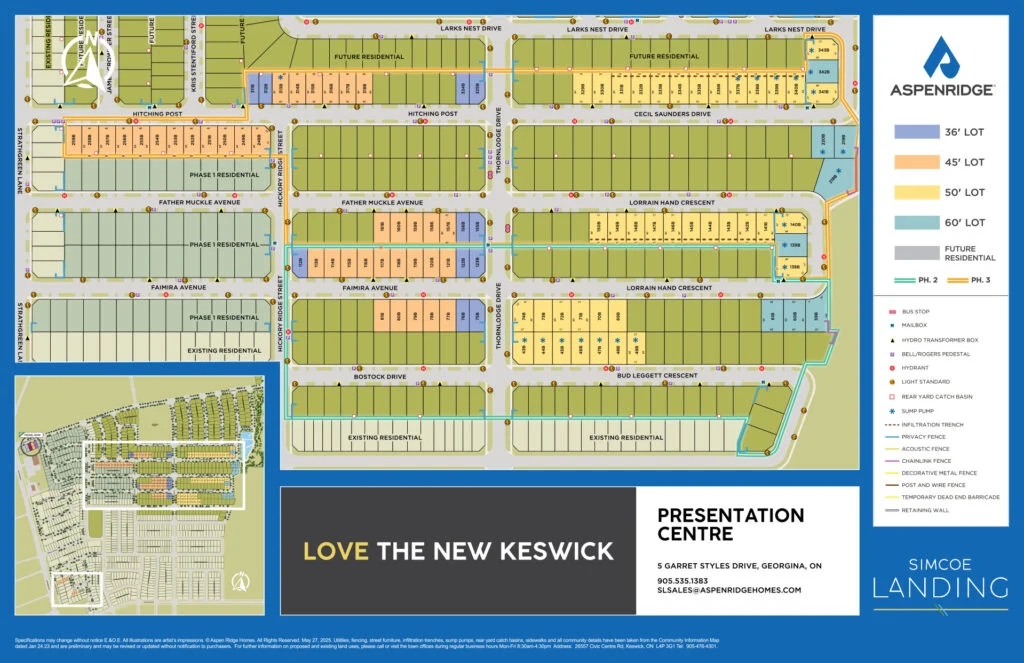 simcoe landing aspen ridges siteplan