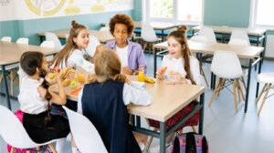School Classroom Students