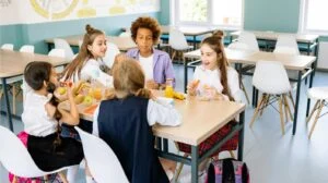 School Classroom Students