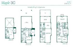 Unionglen floorplans 3
