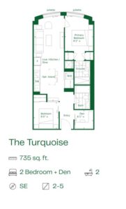 Claystone Condos Floor Plans The Turquoise