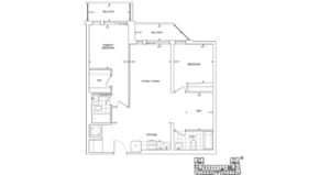 Noble Residences Floor Plan 2 Bedroom Den