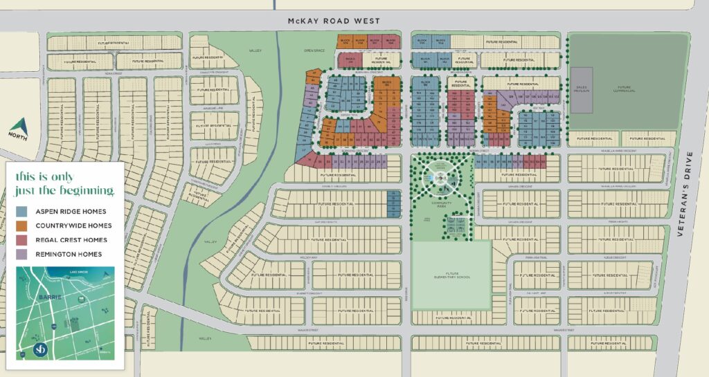 South Barrie Siteplan