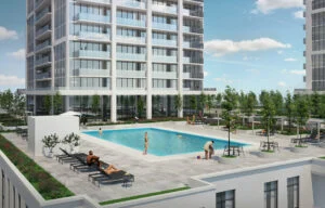 rise and rose condos community pool