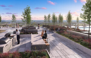 rise and rose condos rooftop terrace