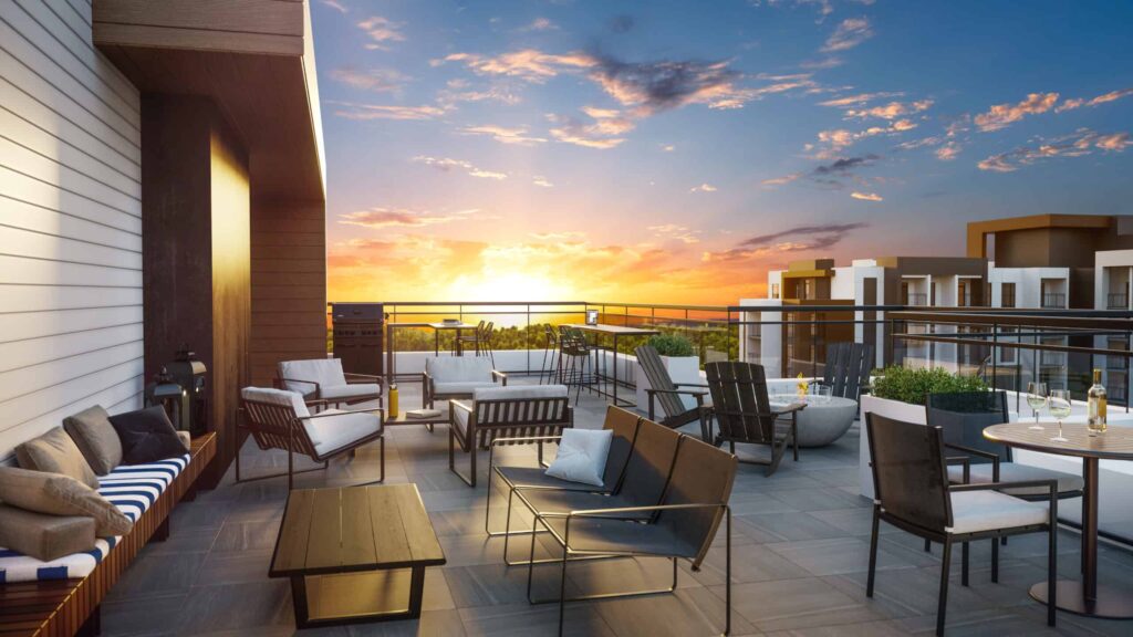 soleil condos 4 balcony view