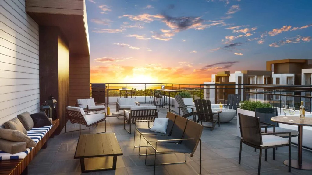 soleil condos 4 balcony view