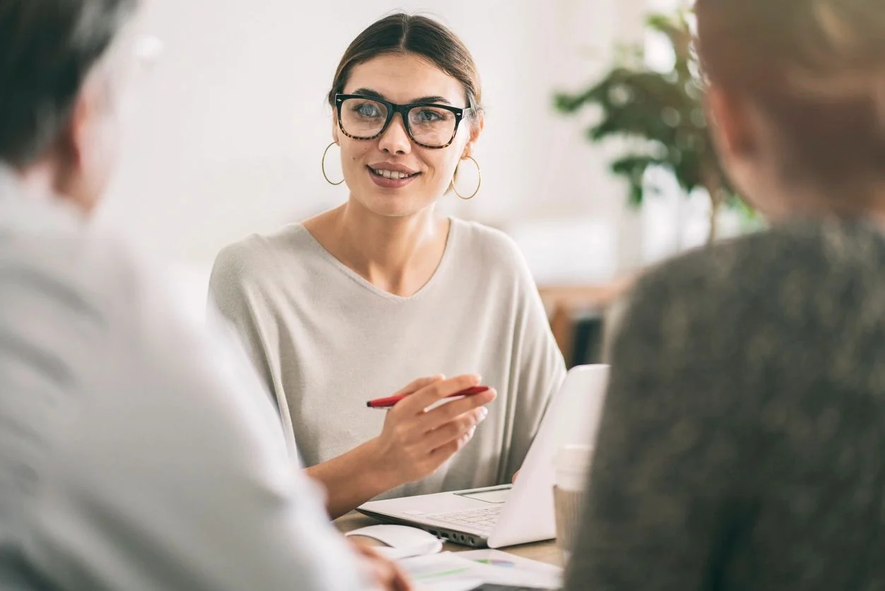 Girl-Consulting-With-Family