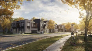 Union Village Markham streetscape rendering