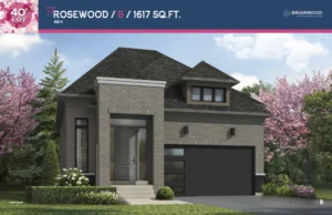 40 foot detached home in Belleville by Briarwood Development, Rosewood model