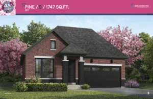 45 foot detached home in Belleville by Briarwood Development, Pine model