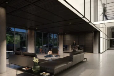 Lobby lounge at 28 Eastern by Alterra in Toronto