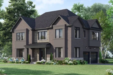 Large detached home at Ashburn Hills by Mattamy Homes in Whitby