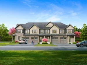 Freehold townhomes at Avondale Village in Belleville by Briarwood Homes