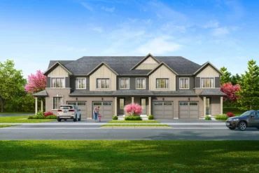 Freehold townhomes at Avondale Village in Belleville by Briarwood Homes