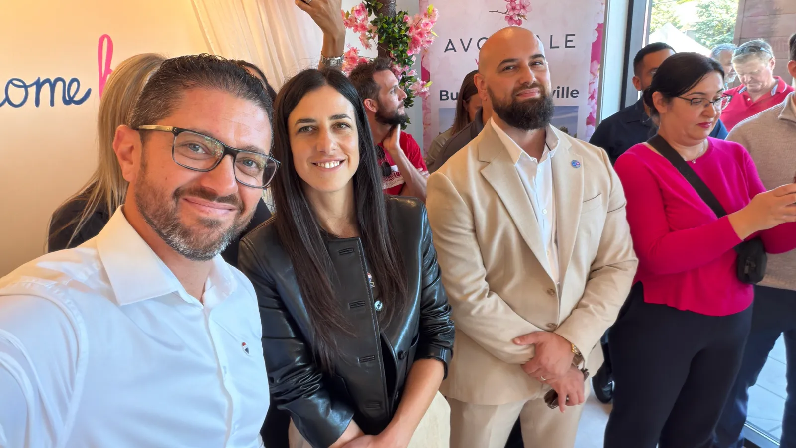 Guests at the Avondale Village launch event in Belleville, Ontario