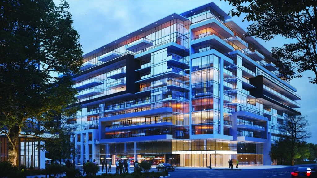 Distrikt Trailside 2 Oakville Condo Rendering, builder image