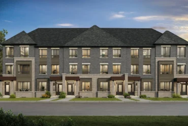Townhome design at Glenway by Andrin Homes in Newmarket